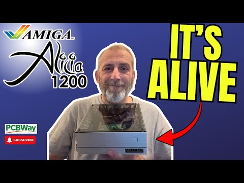 The Alicia Mini-ITX Amiga 1200 Is Alive! Full Case Build & Test