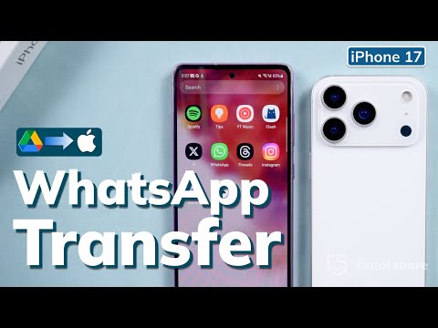 How to Restore Whatsapp Backup from Google Drive to iPhone 17? - 2 Ways | Google Drive Backup