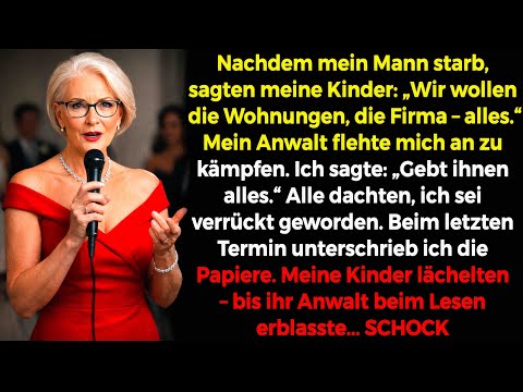 Ich gab den Gierigen Kindern genau, was sie wollten – ihr Anwalt las einen Satz und Erstarrte…