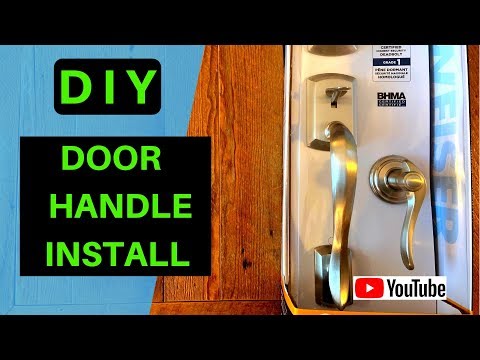 Entry Door Handle Installation