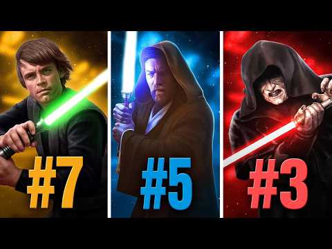 The 10 Most POWERFUL Lightsaber Duelists in ALL of Star Wars!