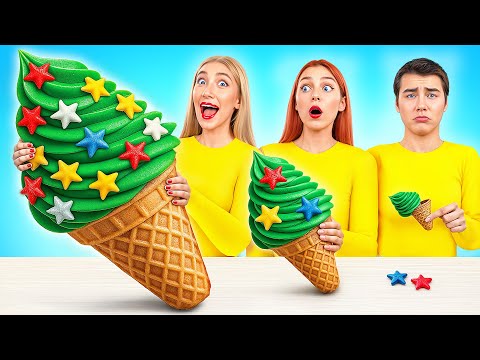 Большая, Средняя или Маленькая Тарелка Челлендж | Потрясающие Кулинарные Рецепты Bubba DO Challenge