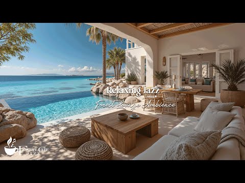 Relaxing Jazz For Working | Smooth Jazz With Ocean Sounds for Mind Refresh to Focus on Work & Study