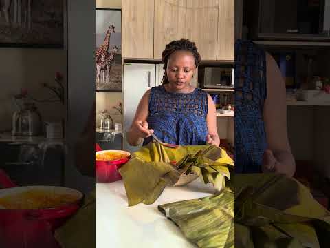 Cooking chicken Luwombo with my daughter #luwombo