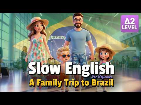 A Family Trip to Brazil | Easy English Listening Story (A2 Level)
