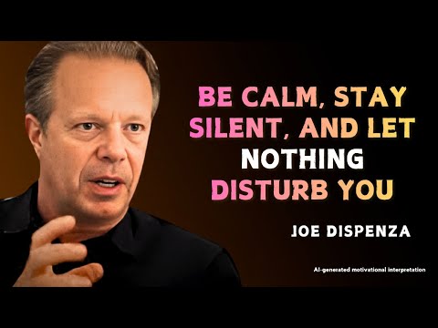 BE CALM, STAY SILENT, AND LET NOTHING DISTURB YOU - Dr Joe Dispenza Motivation