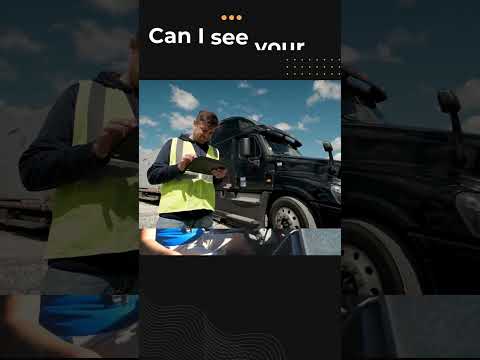 🚚 Can You Answer These 5 Police Questions? -- English For Truck Drivers