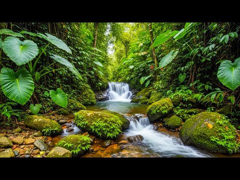 River Flowing Birds Chirping – Gentle Forest Stream Surrounded by Soothing Birdsong