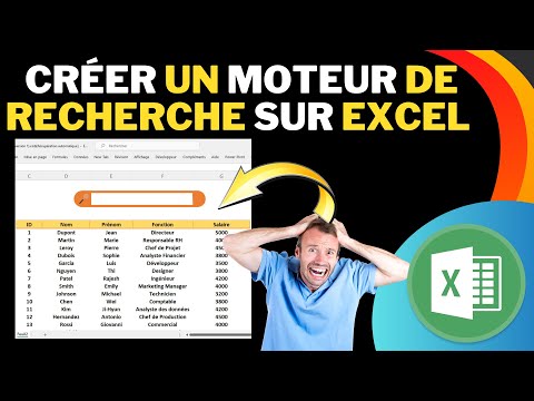 How to create a search engine in Excel