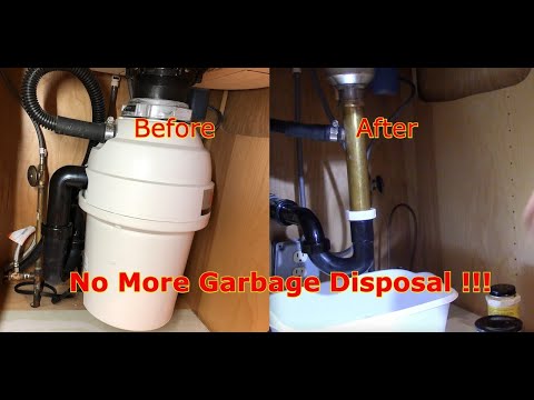 Replace A Garbage Disposal With A Regular Drain