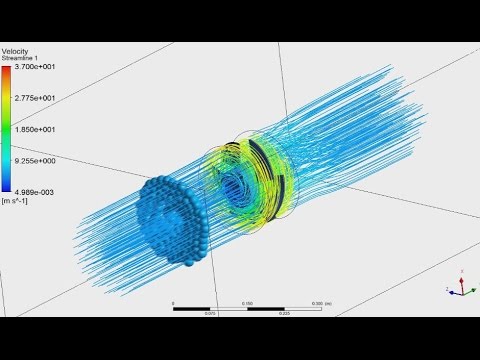 Tutorial ANSYS CFX Part - 2/2 | Analysis of propeller, calculation thrust and power