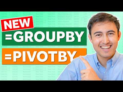 Master the New GROUPBY & PIVOTBY Functions in Excel
