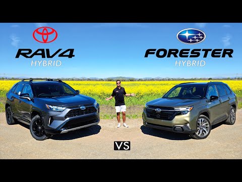 SMACKDOWN! -- 2025 Subaru Forester Hybrid vs. 2025 Toyota RAV4 Hybrid: Comparison