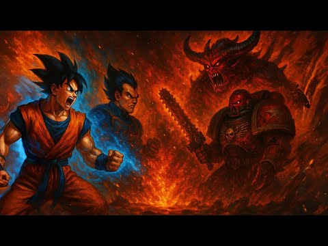 What If Goku and Vegeta Arrived in Warhammer 40K?