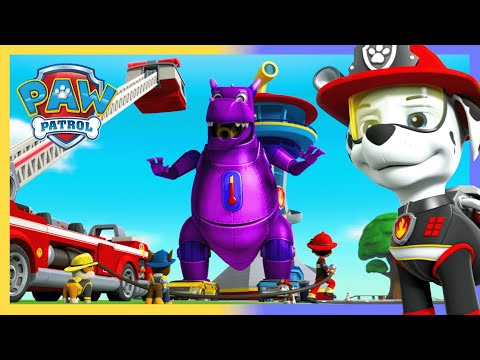噴火紫色恐龍😈出現在總部！跟著汪汪隊一起趕走怪獸😤 - PAW Patrol 汪汪隊立大功 - 兒童卡通