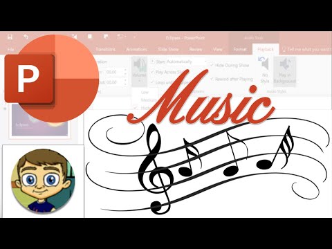 Adding Music to PowerPoint Presentations - PowerPoint Tutorial