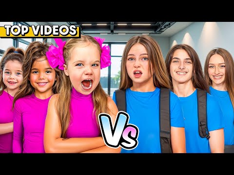 Toddlers vs Teens in ULTIMATE CHEER BATTLE! | Rebecca Zamolo
