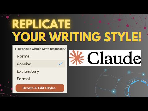 REPLICATE  your WRITING STYLE with this Claude Feature!
