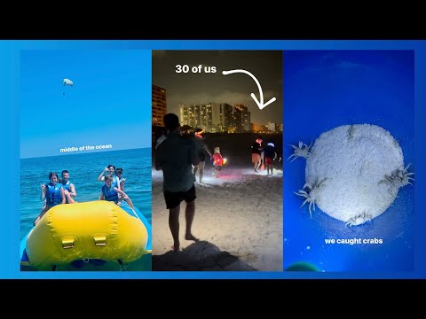 where are we going? COME WITH ME crab hunting, beach games, boat ride, family time & JELLYFISH!