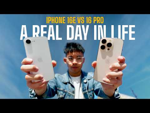 iPhone 16e vs 16 Pro – A Real Day in the Life!