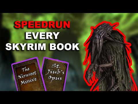 I collected all 405 books in Skyrim so you don't have to (Speedrun)
