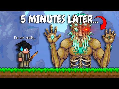 Terraria, But Every 5 Minutes A RANDOM Enemy Spawns...
