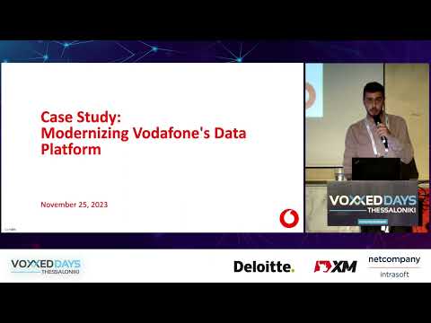 Voxxed Days Thessaloniki 2023 - Vodafone Data strategy: Getting ready for Cloud migrations