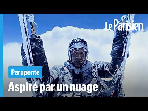 "It's a miracle": a Chinese paraglider sucked to more than 8,500 m by a cumulonimbus cloud