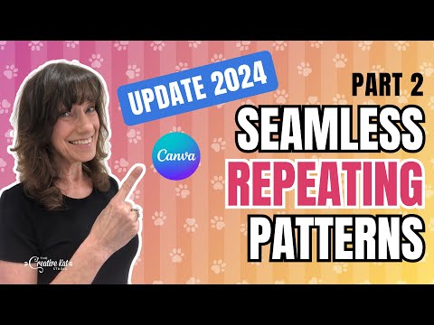 UPDATED 2024 Seamless Repeating Patterns In Canva | 2024 | Design To Image