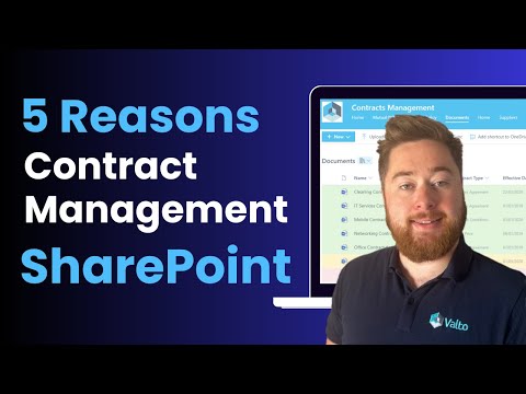Top 5 Reasons to Choose SharePoint for Contracts Management