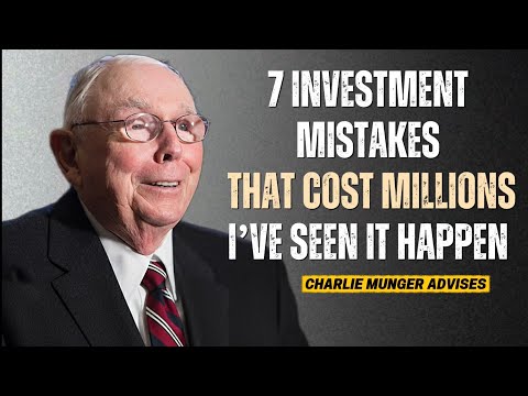 Charlie Munger : I've Watched People Lose Millions - These 7 Investing Mistakes Destroyed Them