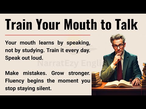 Train Your Mouth to Talk || Graded Reader || Speak Fluently English 🔥