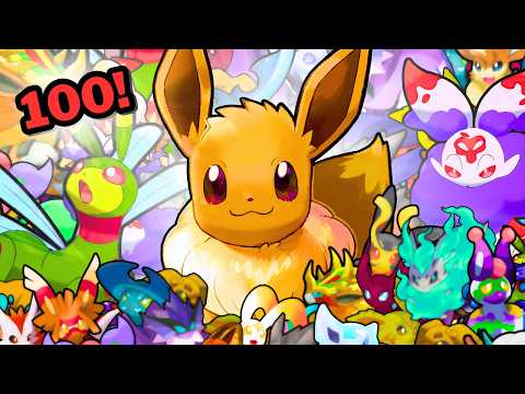 What if Eevee EVOLVED 100 TIMES!?