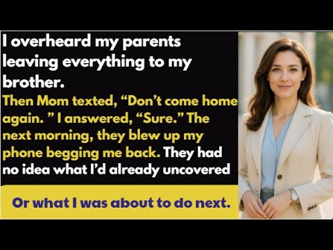 My Parents Chose My Brother as the Heir—Then Mom Sent a Text That Ended Us