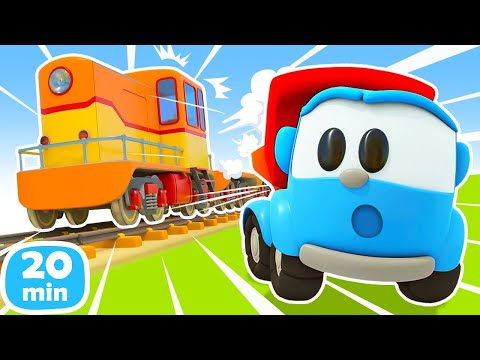 Большие приключения Лёвы: авария на станции, сломанный фургон и полёт в небо!