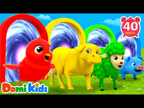 動物大闖關 🦁🐘 | 趣味挑戰遊戲 | 寶寶動作協調 | 幼兒益智啟蒙 | 親子互動冒險🎵 | 寶貝多米益智