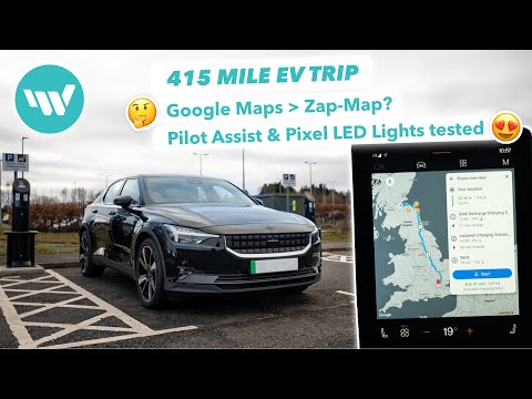 Polestar 2: Google Maps, Pilot Assist, Pixel LED Lights Tested on a 415 Mile Journey [Review]