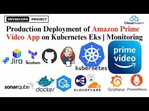 Production Grade DevSecOps  Project| Deployment of Amazon Prime Video App in Kubernetes | Monitor