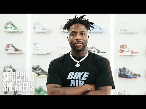 Nigel Sylvester Goes Shopping for Sneakers at Kick Game