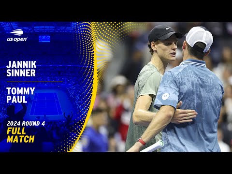 Jannik Sinner vs. Tommy Paul Full Match | 2024 US Open Round 4