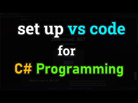 How to Set Up Visual Studio code to Run C# Programs