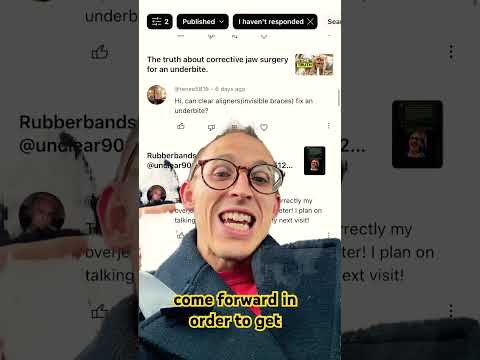 Underbites! Can you use clear aligners to fix them?! @renee5818 #teeth #dentist #invisalign