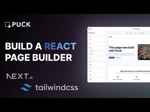How to Build a React Page Builder: Puck and Tailwind v4.0