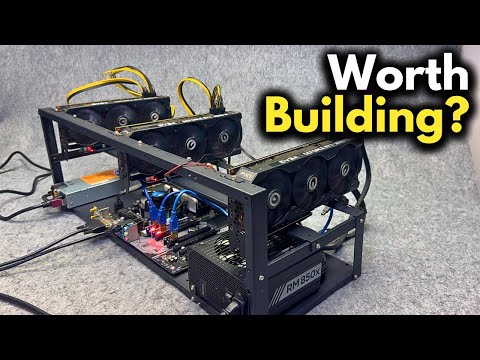 I Built a GPU Mining Rig That Mines BITCOIN in 2025