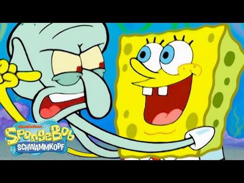 SpongeBob | Thaddäus steckt für 2 Stunden am Stück mit SpongeBob fest 💀 | SpongeBob Schwammkopf