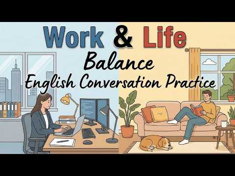 Talking About Work & Life Balance in English | Easy English Podcast
