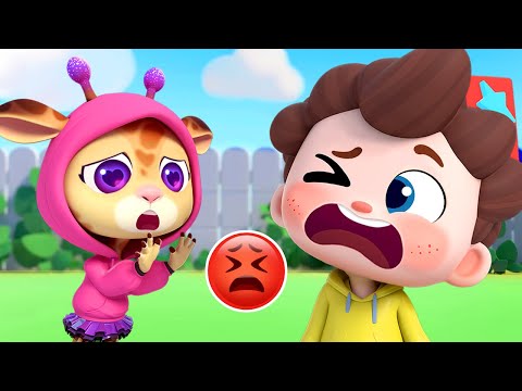 I am Angry! | Grumpy Dinosaur | Nursery Rhymes & Kids Songs | BabyBus