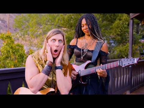 She Asks For Something Ominous and Starts To Shred