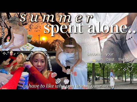 how to become your own best friend *embracing being alone*