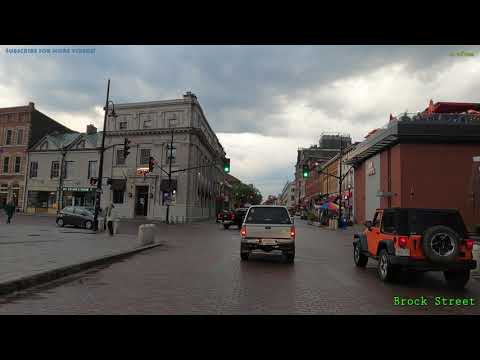 [4K] Driving in Kingston Downtown Ontario Canada